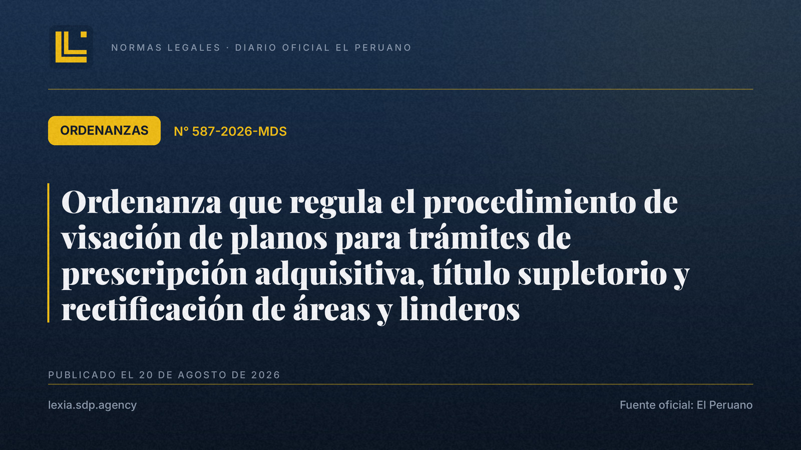 Surquillo regula la visación de planos para prescripción y rectificación