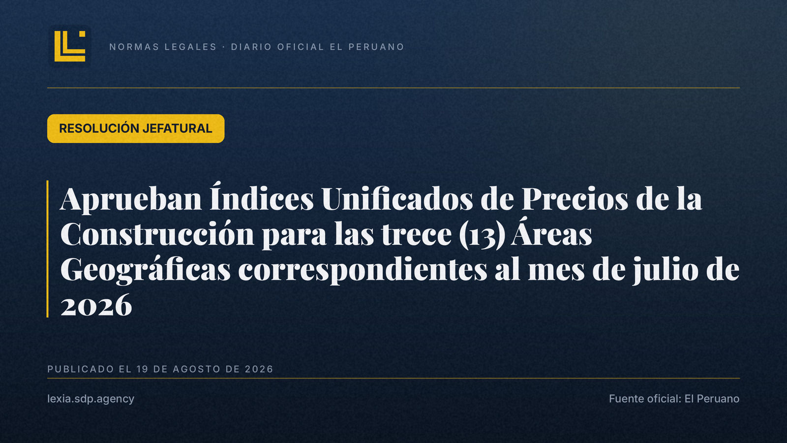Índices de Construcción julio 2026: revisa tus fórmulas de reajuste